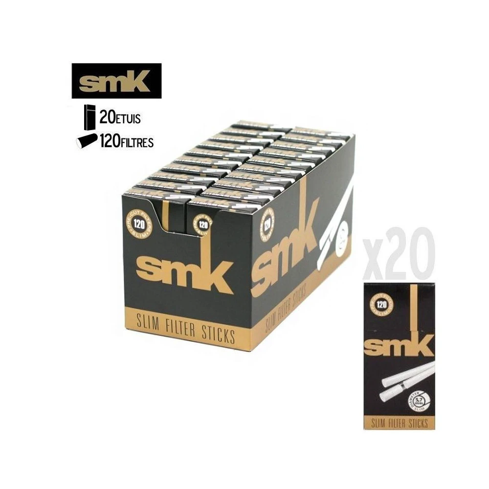 20 Etuis De Filtres Slim En Stick - SMK 4 20 Etuis De Filtres Slim En Stick - SMK – Image 2