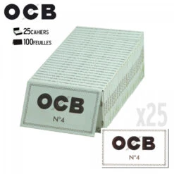 25 Cahiers De Papier à Rouler OCB Blanc