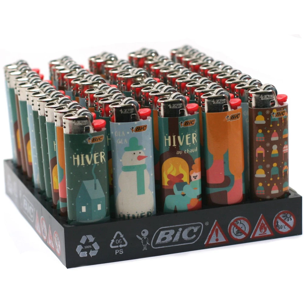 Bic Barquette De 50 Briquets J26 Hiver 3 Bic Barquette De 50 Briquets J26 Hiver