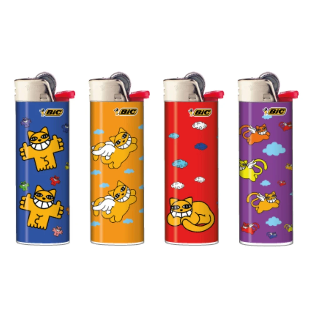 Bic Barquette De 50 Briquets J26 Chat Color 4 Bic Barquette De 50 Briquets J26 Chat Color – Image 2