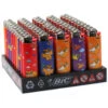 Bic Barquette De 50 Briquets J26 Chat Color -Fournitures Pour Fumeurs barquette de 50 briquets j26 chat color