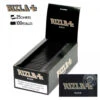 Boite De 25 Carnets De Feuilles à Rouler - Rizla Black -Fournitures Pour Fumeurs boite de 25 carnets de feuilles a rouler rizla black