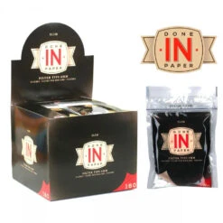 Boite De 30 Sachets De 160 Filtres Slim DONE IN PAPER -Fournitures Pour Fumeurs boite de 30 sachets de 160 filtres slim done in paper 4