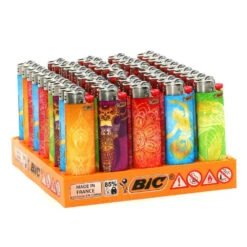 Boite De 50 Briquets Maxi BIC - Thaï -Fournitures Pour Fumeurs boite de 50 briquets maxi bic thai 1