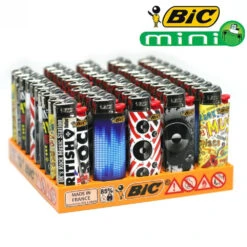 Boite De 50 Briquets Mini BIC - Musique -Fournitures Pour Fumeurs boite de 50 briquets mini bic musique 3