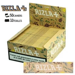Boite De 50 Cahiers De Feuilles Slim Rizla Natura