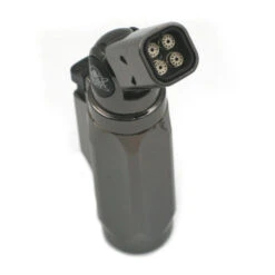 Briquet Anthracite Champ High 4 Flammes Turbo Orientable -Fournitures Pour Fumeurs briquet anthracite champ high 4 flammes turbo orientable 2