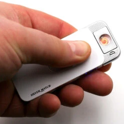 Briquet Silvermatch Turnable - Blanc -Fournitures Pour Fumeurs briquet silvermatch turnable blanc 2