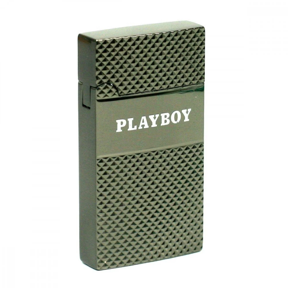 Champ Briquet Windproof - Logo Playboy Anthracite 4 Champ Briquet Windproof - Logo Playboy Anthracite – Image 2