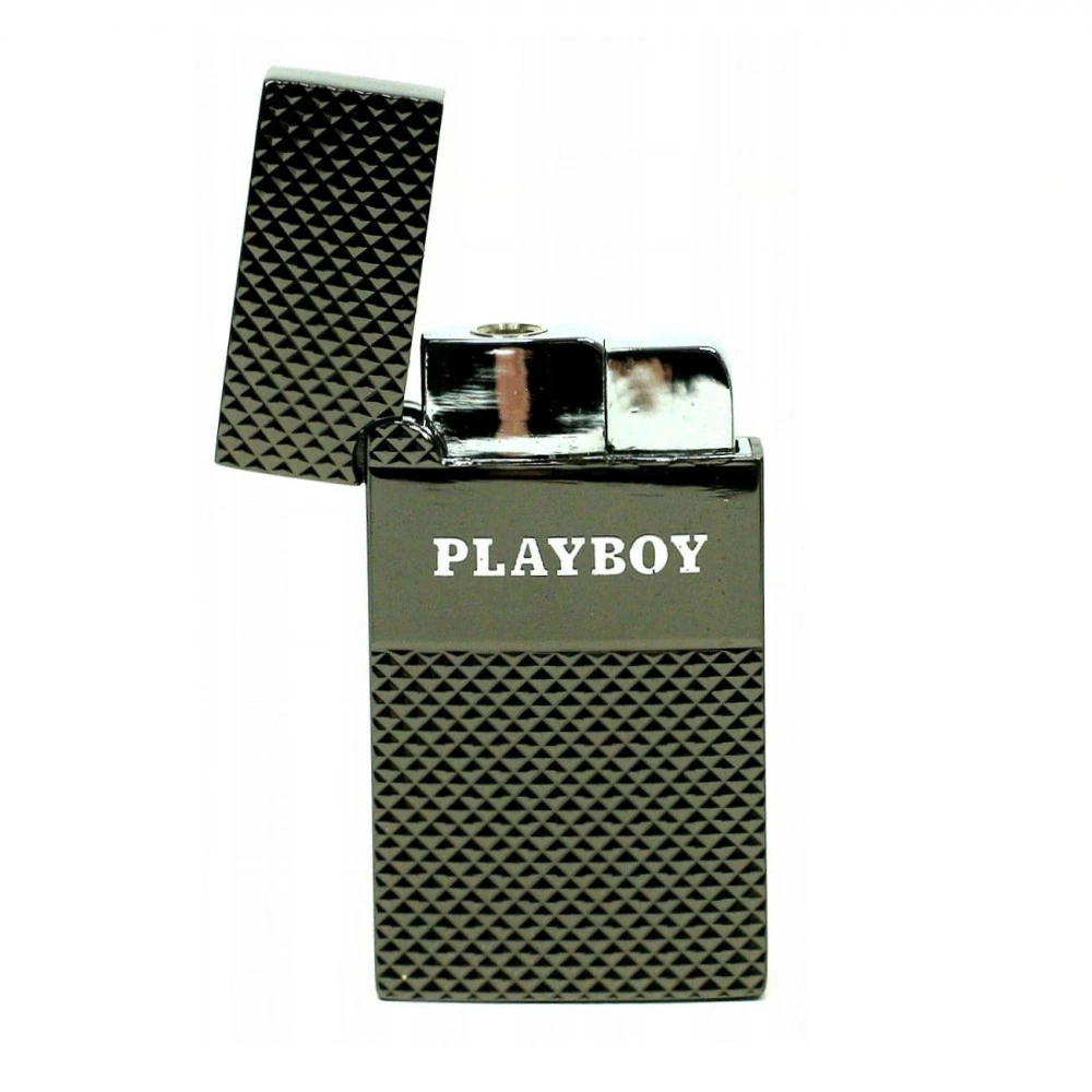 Champ Briquet Windproof - Logo Playboy Anthracite 3 Champ Briquet Windproof - Logo Playboy Anthracite
