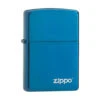 Briquet Zippo Logo - Saphir -Fournitures Pour Fumeurs briquet zippo logo saphir