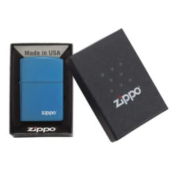 Briquet Zippo Logo - Saphir -Fournitures Pour Fumeurs briquet zippo logo saphir 2