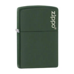 Briquet Zippo Logo - Vert Mat