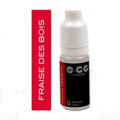 Lot De 5 Flacons E-CG - Fraise Des Bois 0 Mg/ml -Fournitures Pour Fumeurs lot de 5 flacons e cg fraise des bois 0 mg ml 2