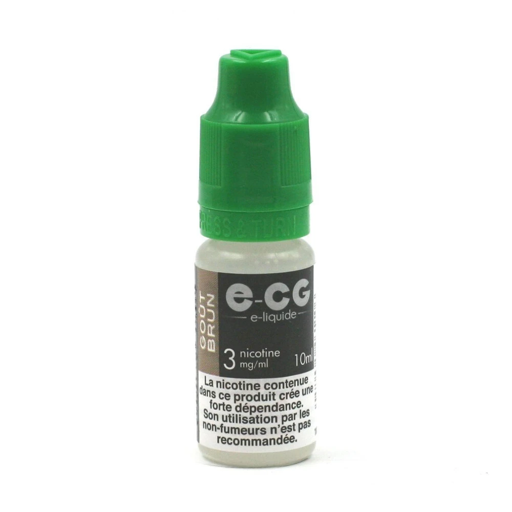 Lot De 5 Flacons E-CG - Goût Brun 3 Mg/ml 6 Lot De 5 Flacons E-CG - Goût Brun 3 Mg/ml – Image 4
