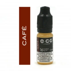 Lot De 5 Flacons E-CG - Goût Café 16 Mg/ml -Fournitures Pour Fumeurs lot de 5 flacons e cg gout cafe 16 mg ml 2