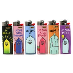 Lot De 50 Briquets BIC MAXI J26 - Condom Power -Fournitures Pour Fumeurs lot de 50 briquets bic maxi j26 condom power 2