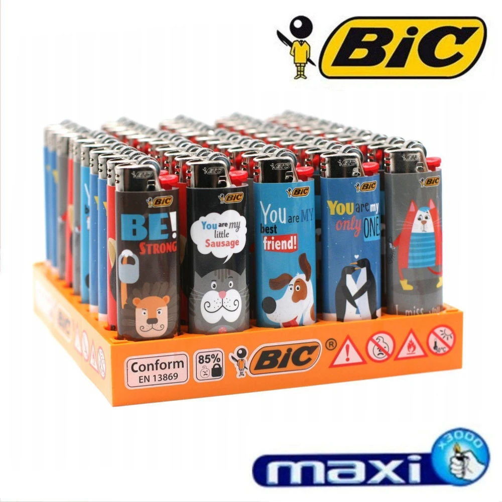 Plaquette De 50 MAXI BIC J26 - Street Animals 3 Plaquette De 50 MAXI BIC J26 - Street Animals