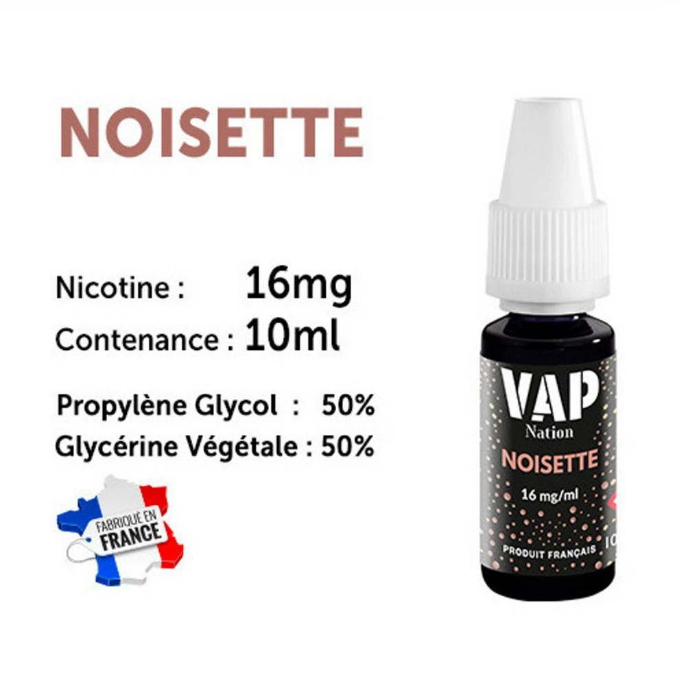 Vap Nation Lot De 5 Liquides - Noisette 16 Mg 3 Vap Nation Lot De 5 Liquides - Noisette 16 Mg