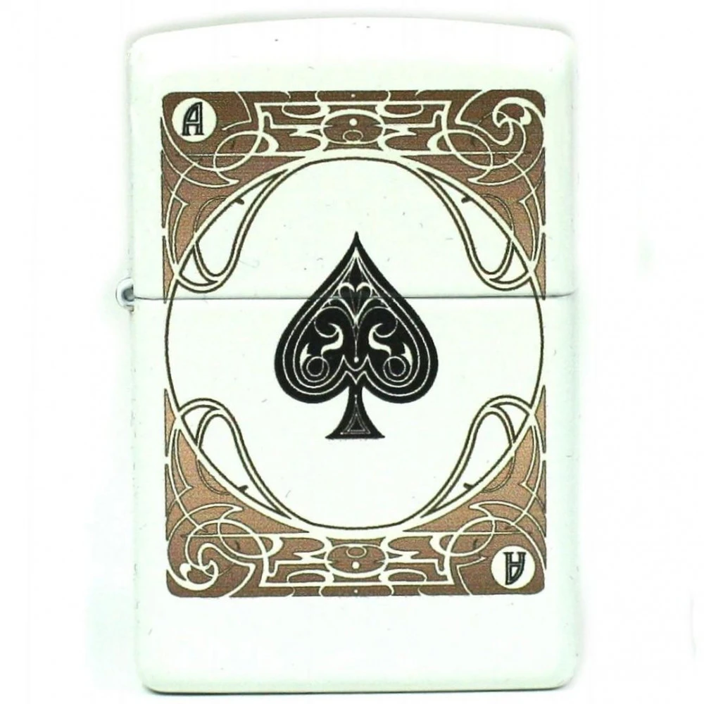 Zippo Blanc - As De Pique 4 Zippo Blanc - As De Pique – Image 2