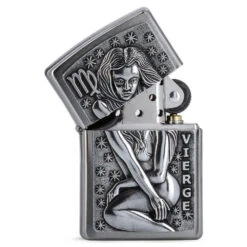 Zippo Briquet Zodiaque - Vierge -Fournitures Pour Fumeurs zippo briquet zodiaque vierge 1