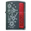 Zippo Design 4 - Fleurs Gravées -Fournitures Pour Fumeurs zippo design 4 fleurs gravees
