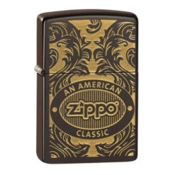 Zippo Design Scroll Art Déco Marron 60005290