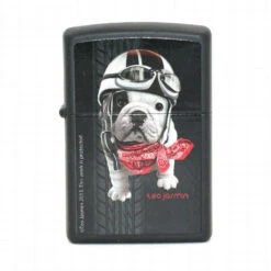 Zippo Teo Jasmin 3 - Chien Sur Fond Noir
